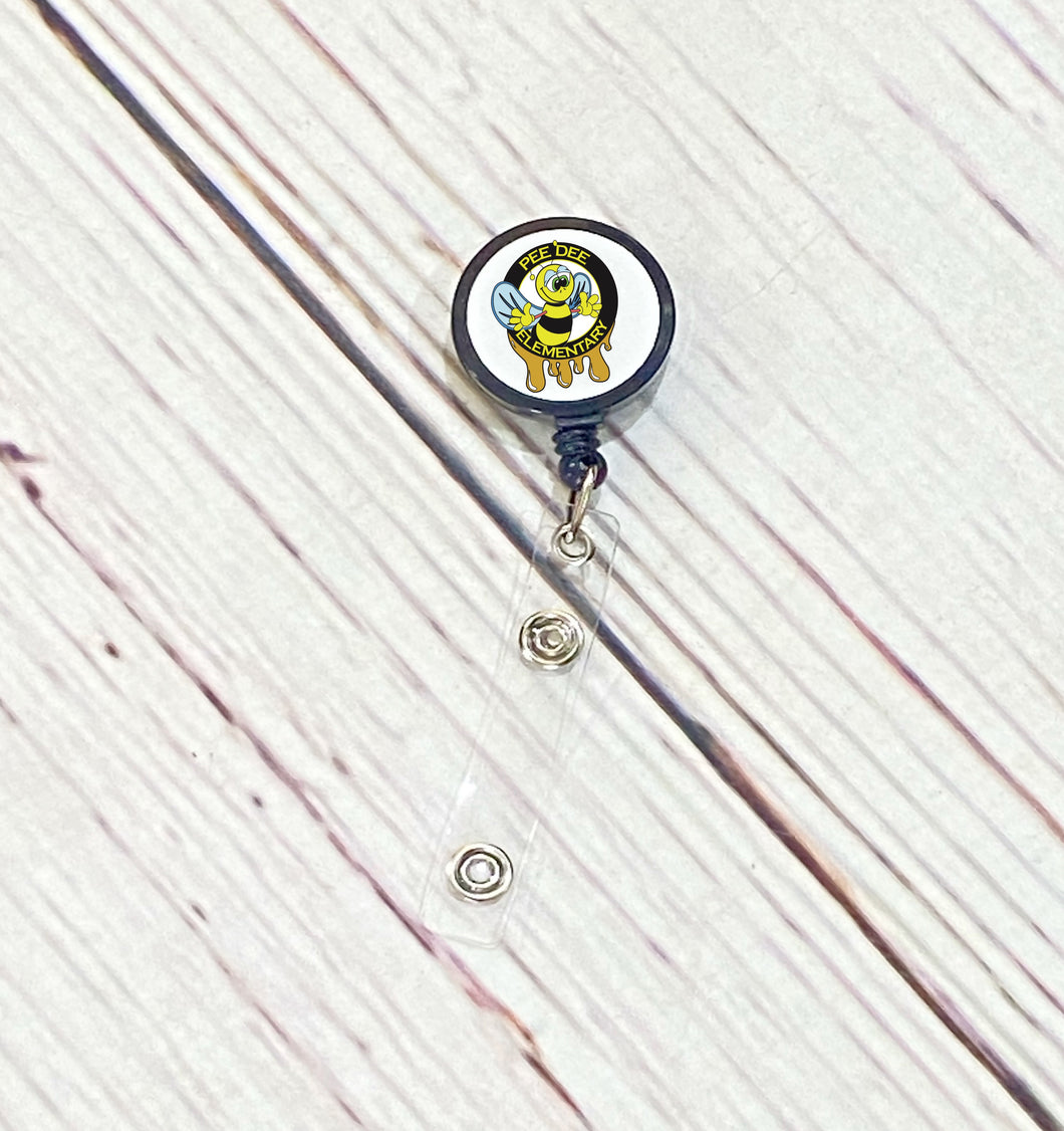 Busy Bee Badge Clip