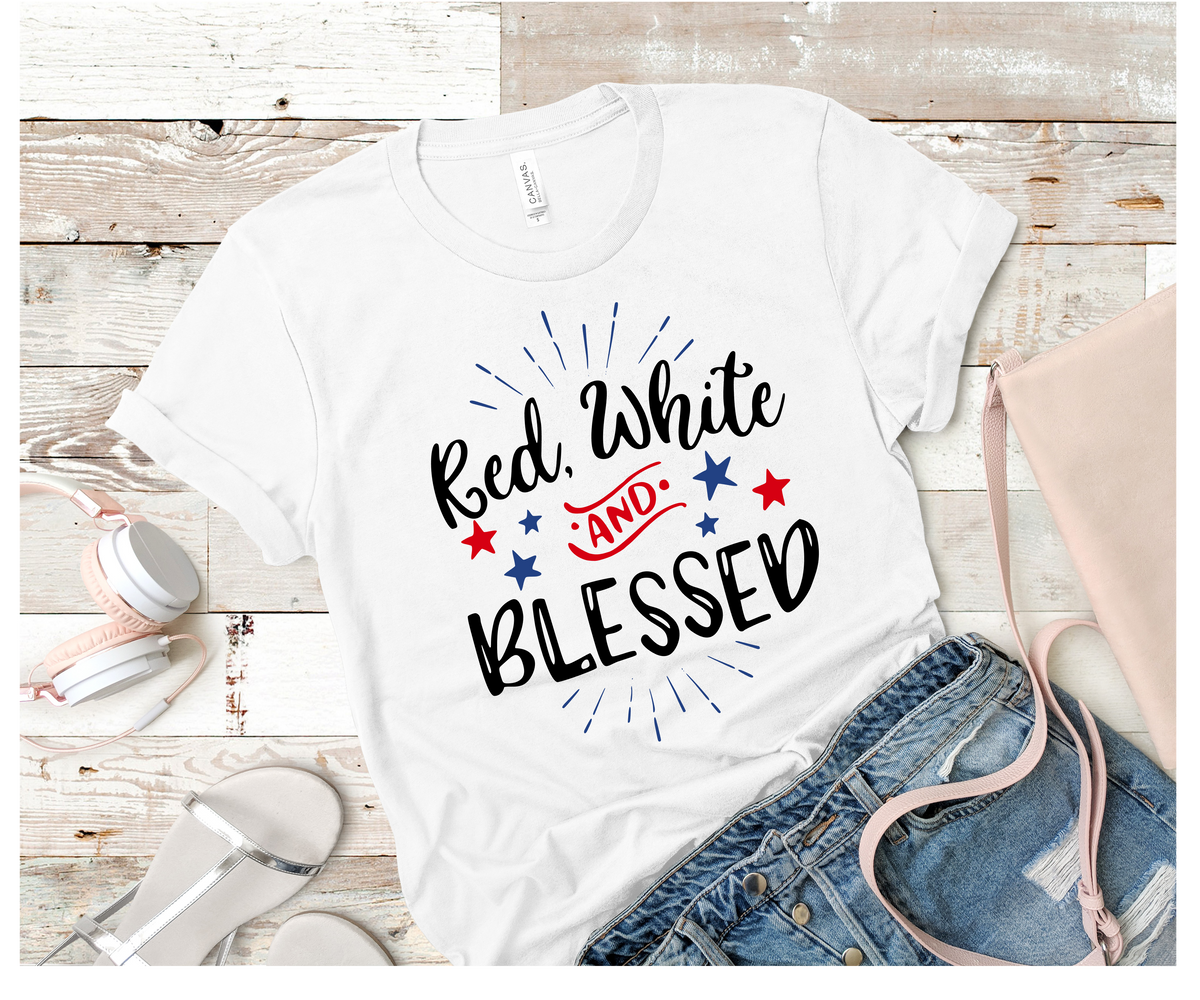 Red White & Blessed - Color – Old South Designs